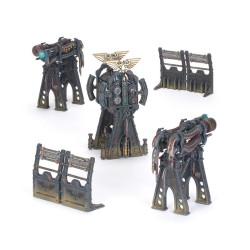 Terrain - Champ de Bataille Armageddon - Réseau Galvanique - 40K (Non Peint)