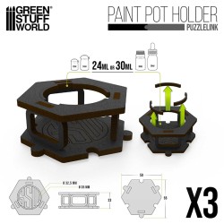 Support pour Pots de Peinture x3 (-10%)