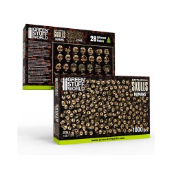 1000x Crânes Humains en Résine 1:48 -1:35 (-5%)