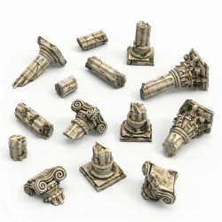 Ruines de Colonnes Grecques 1:48 - 1:35 - Décors - Résines (-5%)