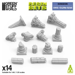 Ruines de Colonnes Grecques 1:48 - 1:35 - Décors - Résines (-5%)