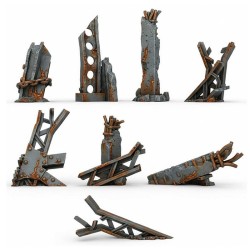 Poutres Métalliques Industrielles 1:48 - 1:35 - Décors - Résines (-5%)