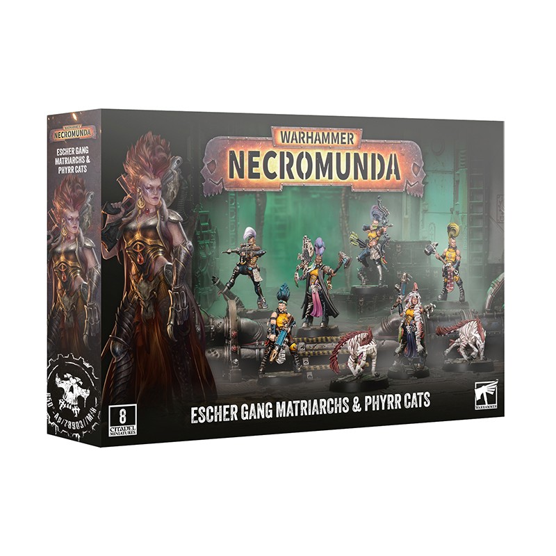 Escher Gang Matriarchs & Phyrr Cats - Necromunda