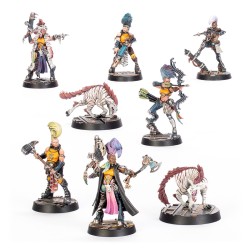 Escher Gang Matriarchs & Phyrr Cats - Necromunda