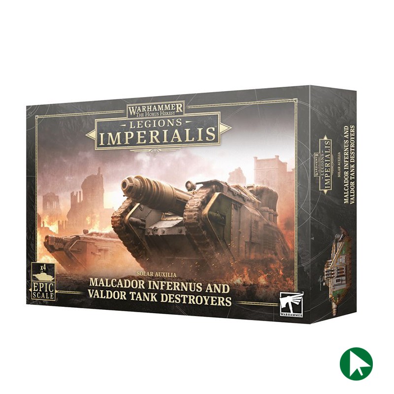 Malcador Infernus et Chasseurs de Chars Valdor - Legions Imperialis HH