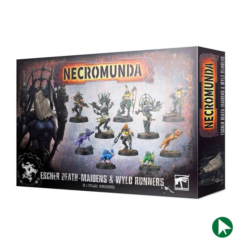 Death-maidens et Wyld Runners Escher - Necromunda