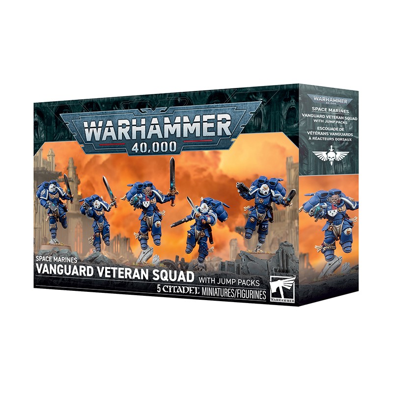 Escouade de Vétérans Vanguards à Réacteurs Dorsaux - Space Marines