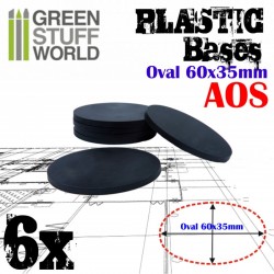 Plastiques Ovale (60x35mm)...