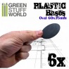 Socles Plastiques Ovale (60x35mm) AOS - Socles