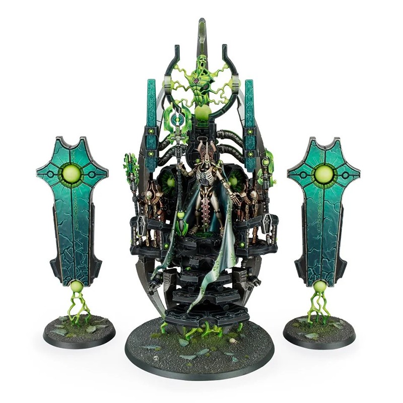 Warhammer 40k – Necron Szarekh Le Roi Silencieux – Figurine à Monter Et Peindre