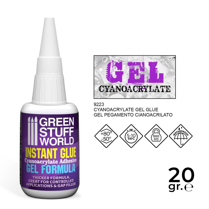 Cyanoacrylate 20gr - formule GEL - Colles (-10%)