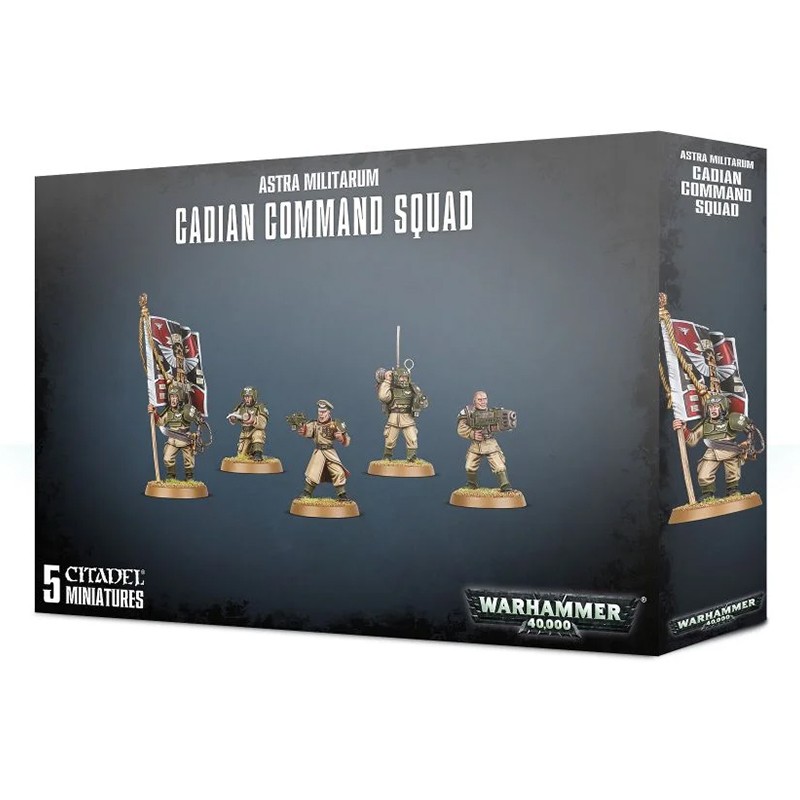 Cadian Command Squad - Astra Militarum (Ancien)