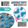 Touffes d'herbe Martienne (6mm) - NEON STITCH BLUE - Flocage (-10%)