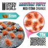 Touffes d'herbe Martienne (6mm) - NEO-TITAN ORANGE - Flocage (-10%)