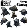 8 Souches d'Arbres - Résine (-5%)