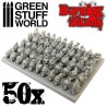50x Crânes Humains Brûlants - Résine (-10%)