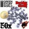 50x Crânes Humains Brûlants - Résine (-10%)