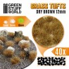 Touffes d'herbe (12mm) - Brun Sec - Flocage (-10%)