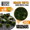 Touffes d'herbe (12mm) - Vert Foncé - Flocage (-10%)