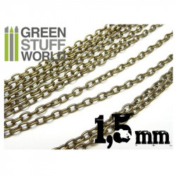 Chaine de Modelisme 1.5 mm - 1 mètre - Décors - Résines (-10%)