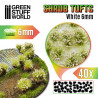 Touffes de Buissons (6mm) - Blanc - Flocage (-10%)
