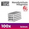 Aimants Néodymes 3x1mm (X100) (N52) - Outil de Travail (-10%)