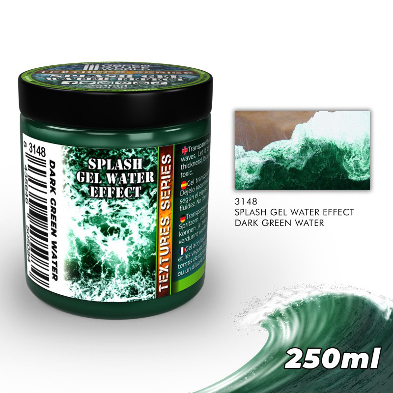 Gel à effet d'eau - Vert foncé 250ml - Peintures Auxiliaire (-10%)