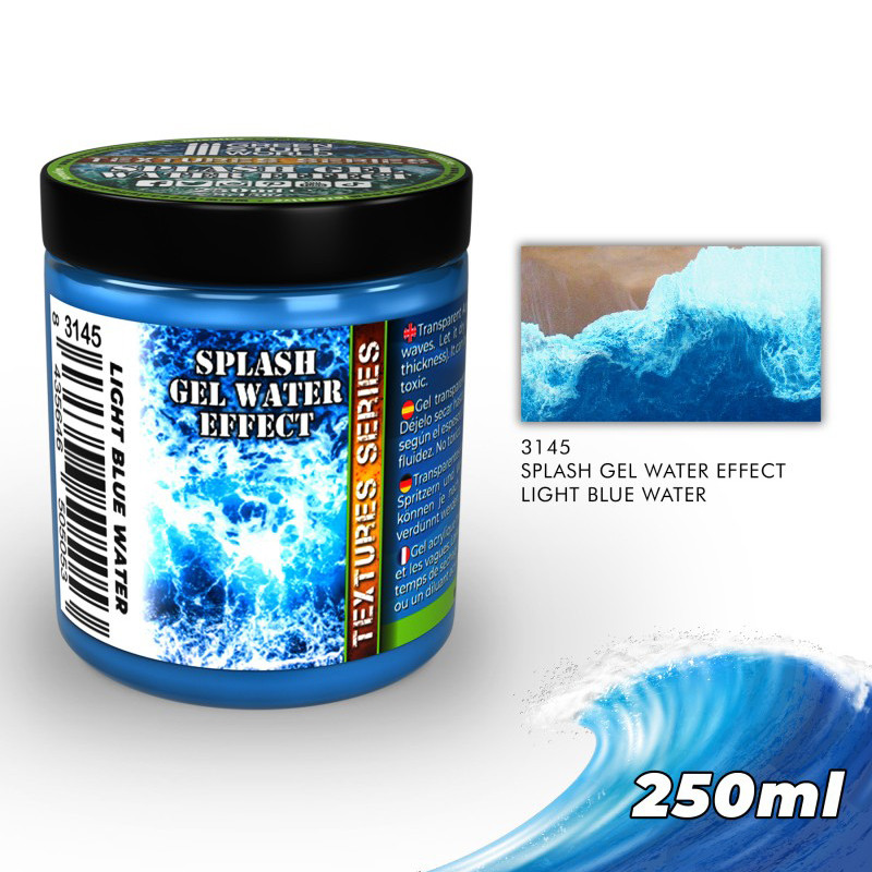 Gel à effet d'eau - Bleu clair 250ml - Peintures Auxiliaire (-10%)
