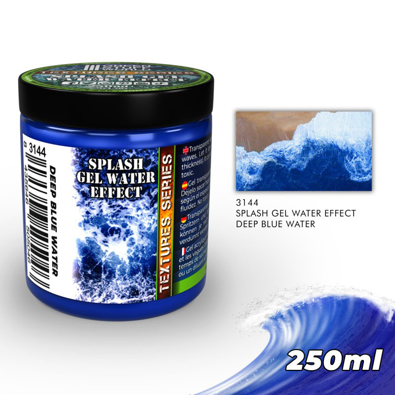 Gel à effet d'eau - Bleu foncé 250ml - Peintures Auxiliaire (-10%)
