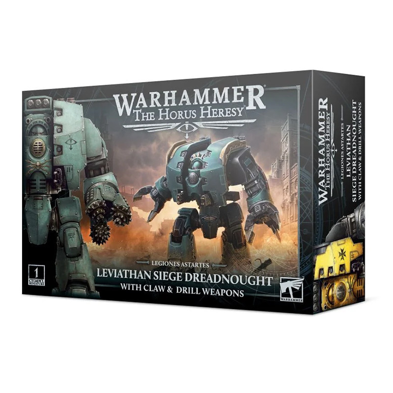 Dreadnought de Siège Leviathan avec Pince et Trépan - Horus Heresy Dreadnought de Siège Leviathan avec Pince et Trépan - Horus Heresy